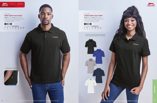 Ladies Crest Golf Shirt - Image 7